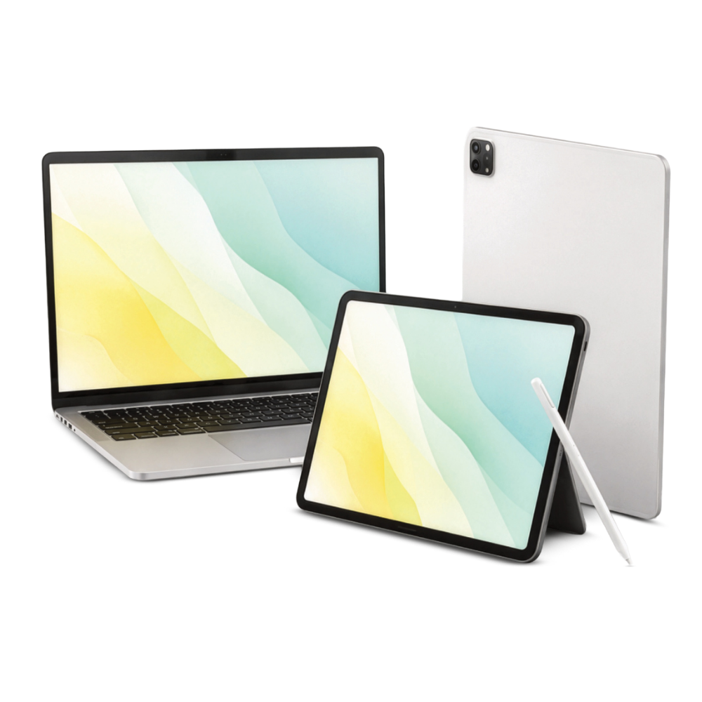 Laptop, tablet i smartfon